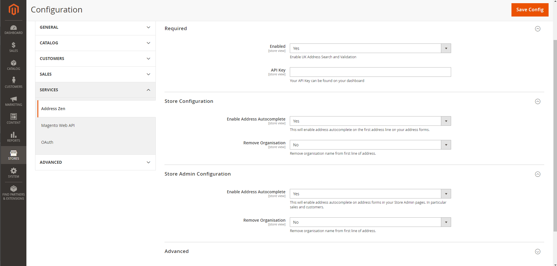 Configuring settings-screenshot